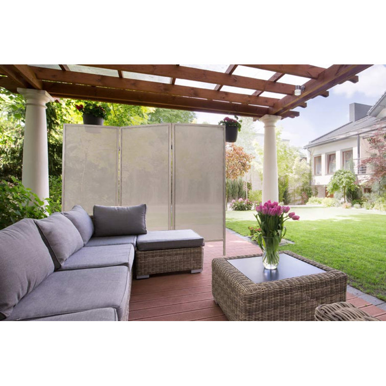 Versare Folding Outdoor Privacy Screen Wayfair Canada   Folding Outdoor Privacy Screen 